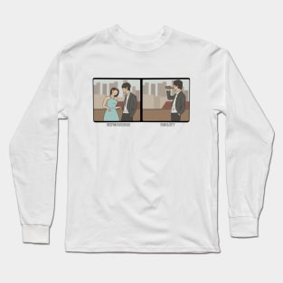 500 Days Of Summer - Expectation vs Reality Long Sleeve T-Shirt